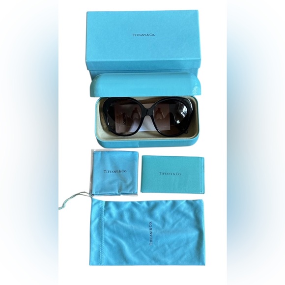 Tiffany & Co. Accessories - Tiffany & Co. Sunglasses Olive Glitter Brown Gradient W-SG-4278